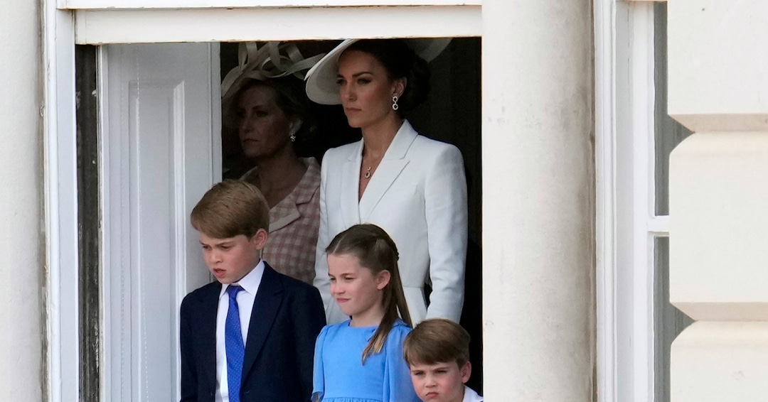 Prince George, Princess Charlotte, and Prince Louis at Queen’s Jubilee